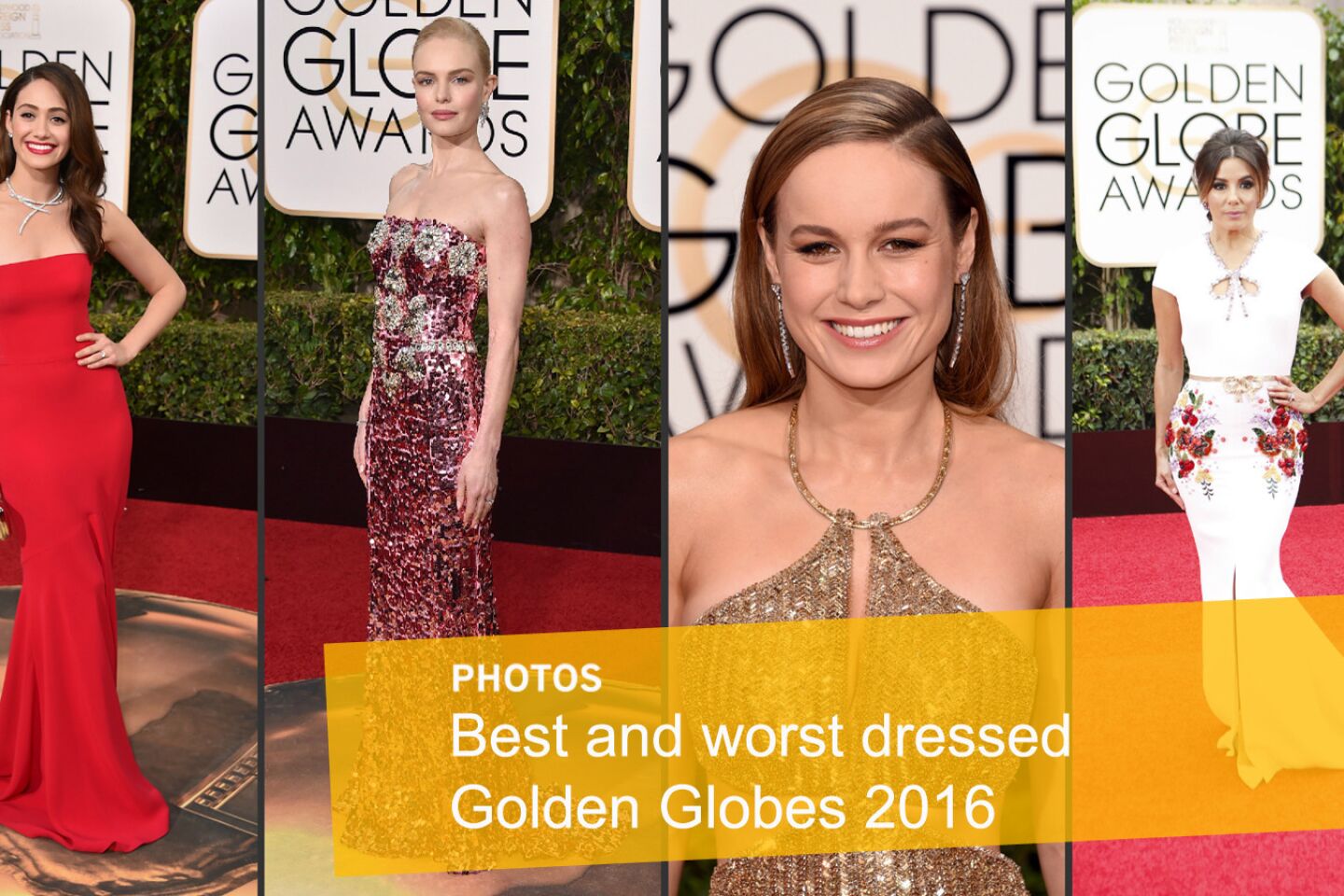Golden Globes 2016: Best and worst dressed