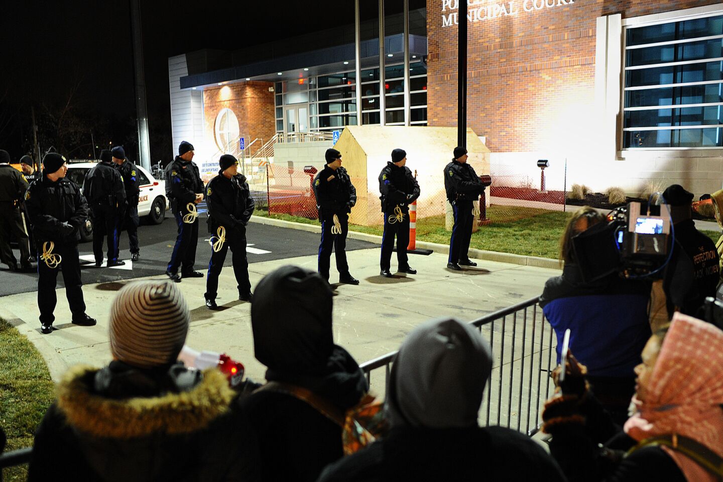 At the Ferguson Police Department