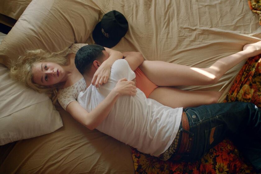 Morgan Saylor and Brian "Sene" Marc star in "White Girl," a film that chases the thrill of the high and luxuriates in its own disreputability.