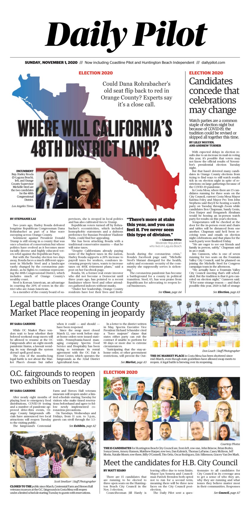 Daily Pilot e-Newspaper: Sunday, Nov. 1, 2020 - Los Angeles Times