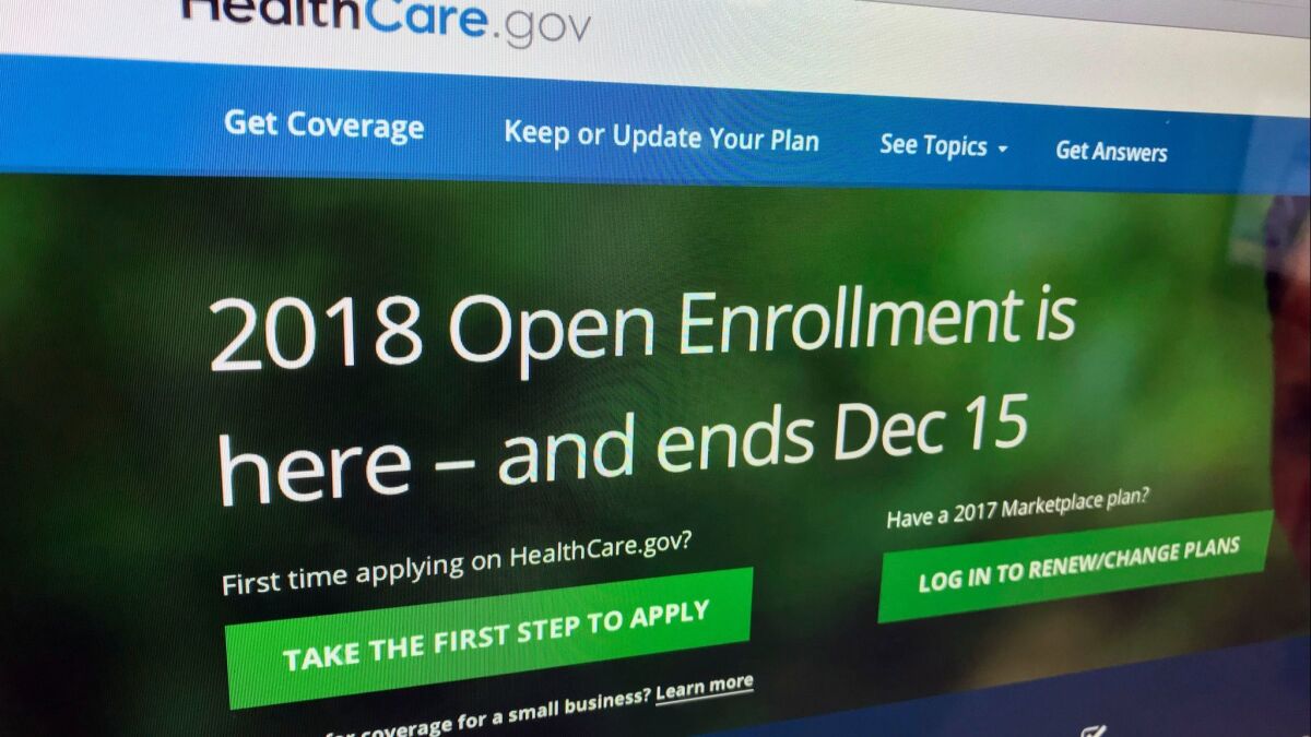 The HealthCare.gov website.