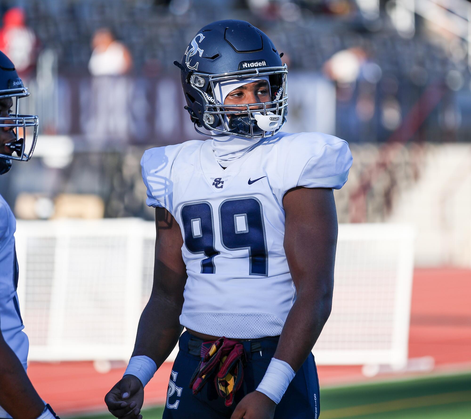 Freshman defensive end Richard Wesley of Sierra Canyon.