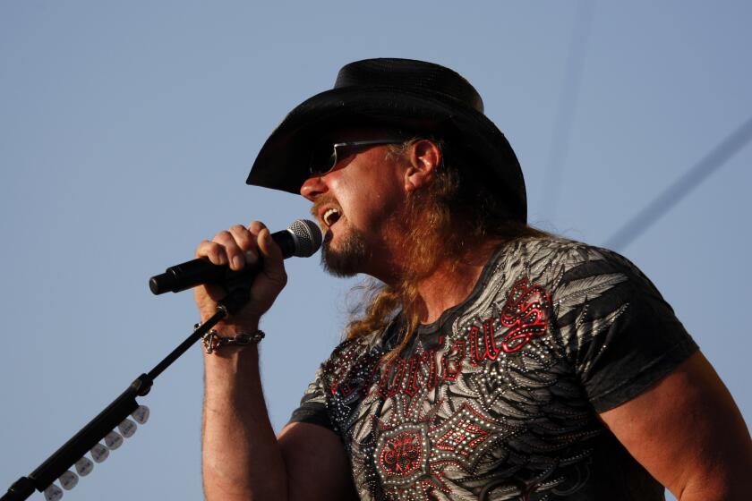Trace Adkins performs on the first day of the Stagecoach Country Music Festival at the Indio Polo Fields in April 2013.