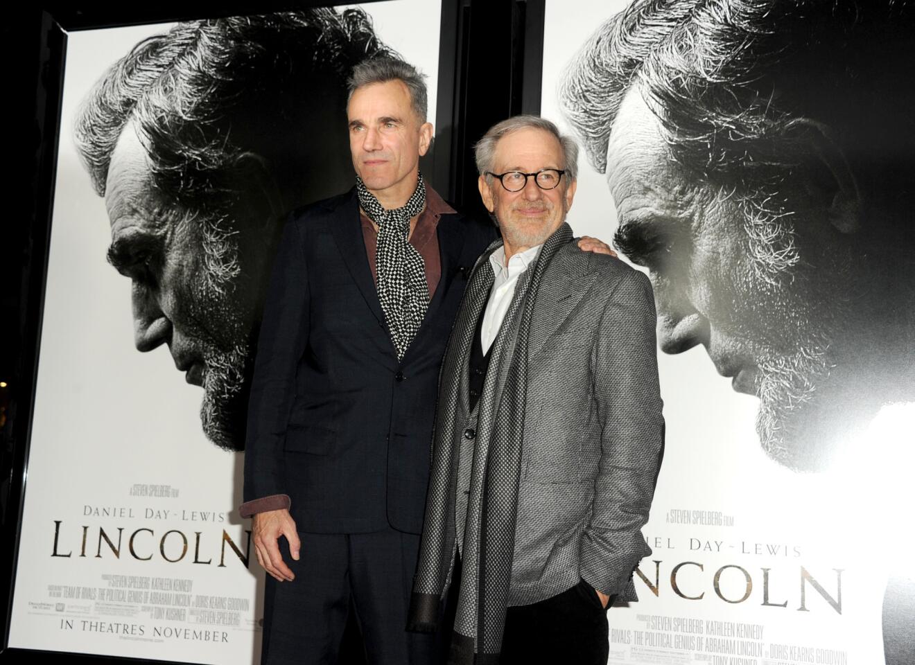 Spielberg, Day-Lewis delight AFI Fest crowd at 'Lincoln' premiere