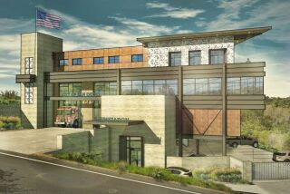The new San Diego fire station proposed for Fairmount Avenue.