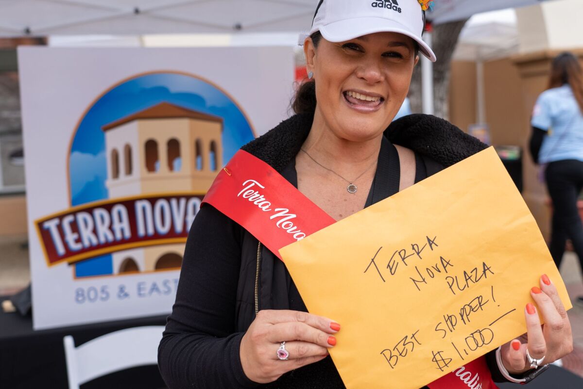 Kathy Lund was named Chula Vista's Best Shopper by Terra Nova Plaza.
