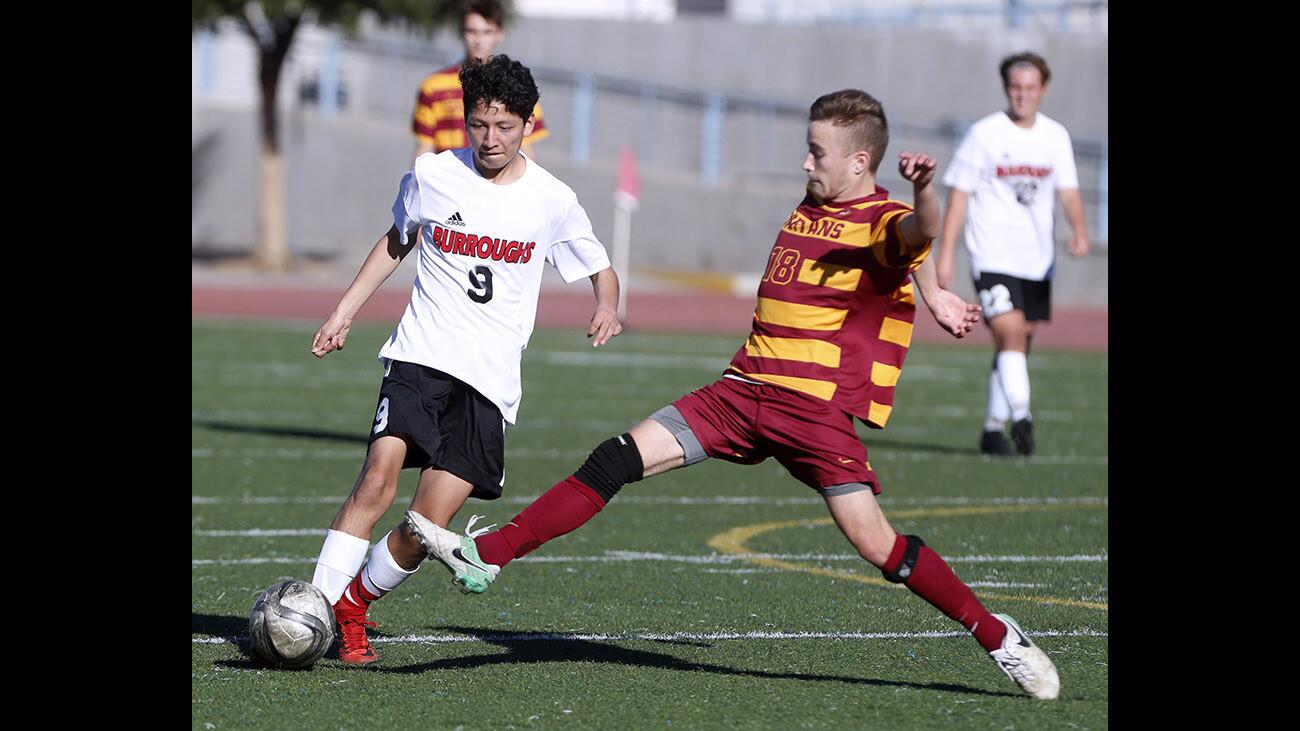 Photo Gallery: Burroughs High boys soccer vs. La Cañada High