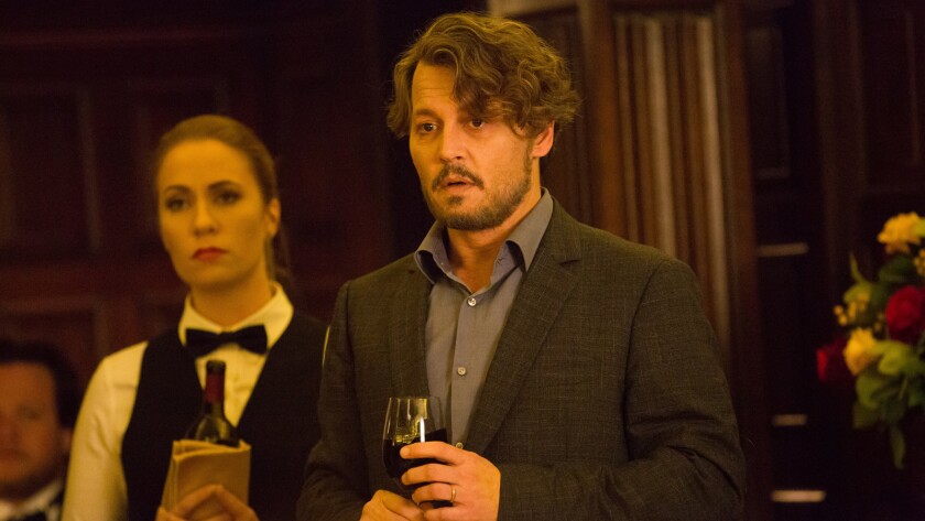 Review Johnny Depp Is Miscast In The Out Of Step Comedy Drama The Professor Los Angeles Times