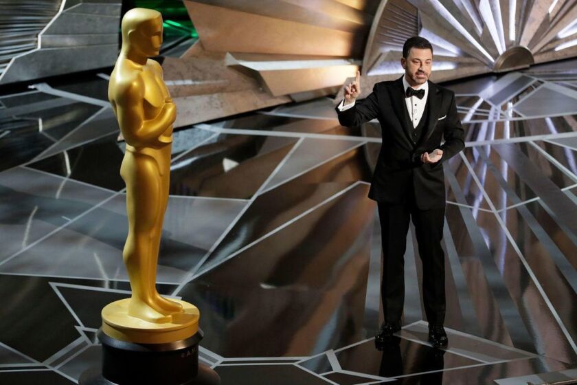 Jimmy Kimmel será sede de los 90 Premios de la Academia el domingo. (Robert Gauthier / Los Angeles Times)