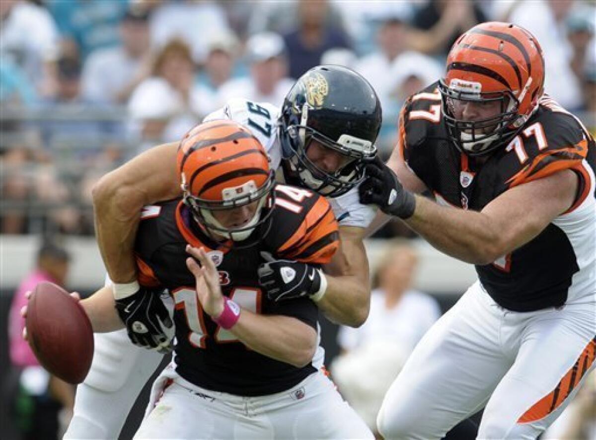 Scott scores late as Bengals rally to beat Jaguars - The San Diego  Union-Tribune