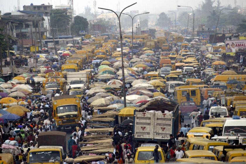 The Nigerian city of Lagos is one of the most densely populated in the world.