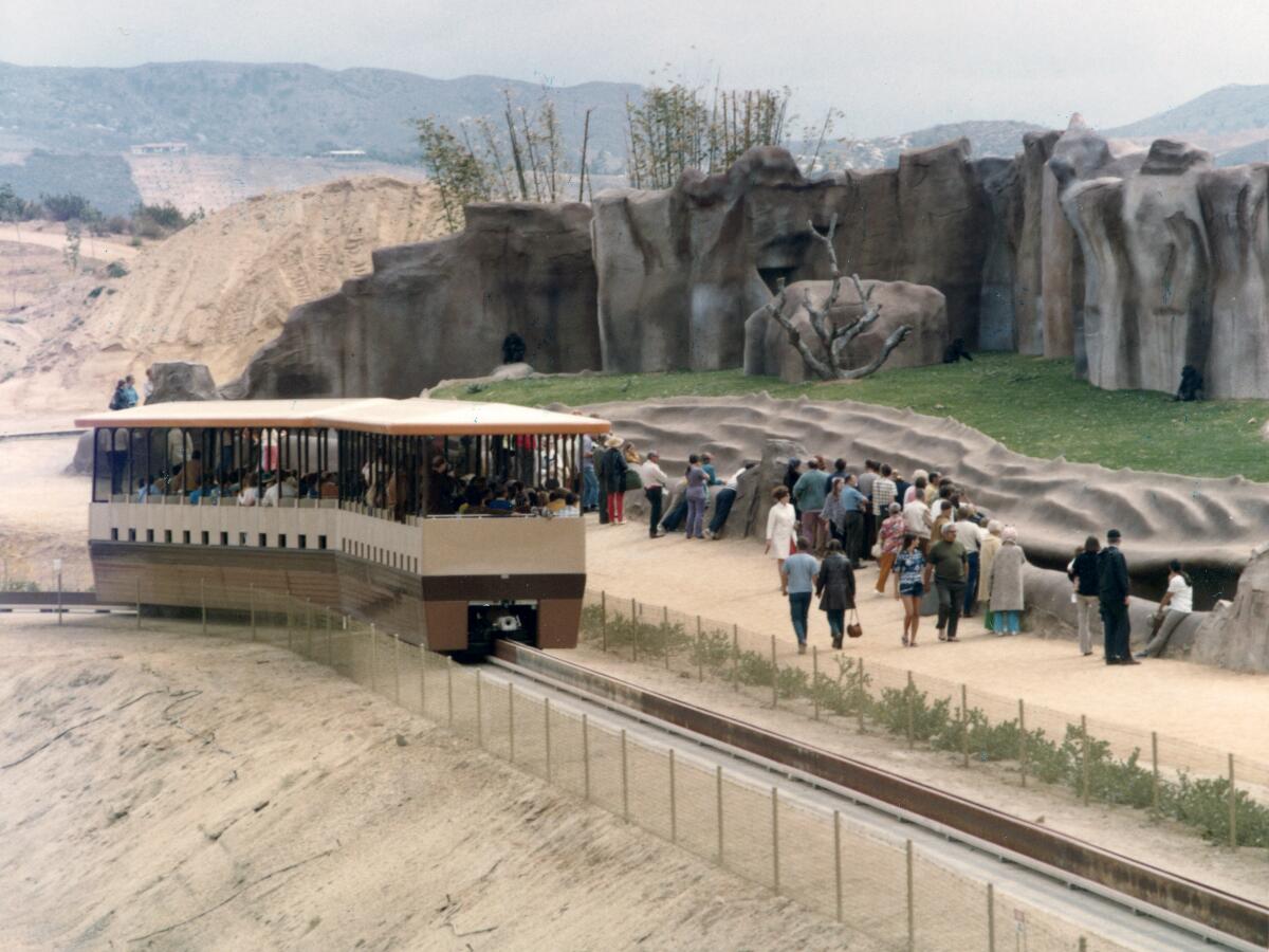 A monorail operated at the Wild Animal Park from the attraction's opening in 1972 until 2007.