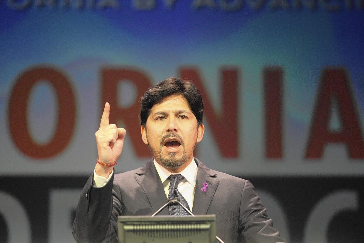“These common-sense reforms are needed to bolster the public’s confidence in elected officials,” state Sen. Kevin de León (D-Los Angeles) said of new ethics proposals.