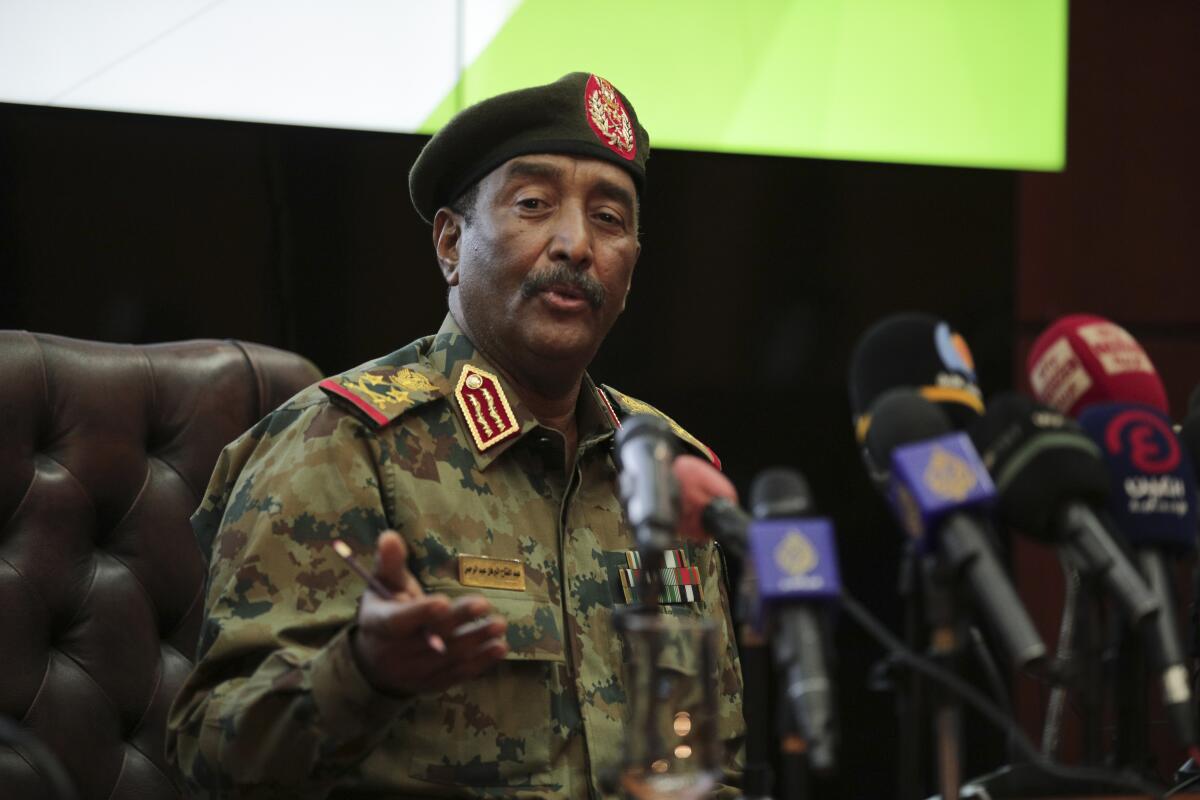 Sudan coup leader Gen. Abdel-Fattah Burhan