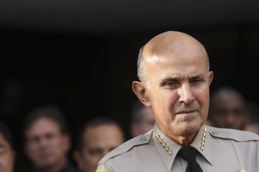 Los Angeles County Sheriff Lee Baca. Sheriff's officials acknowledge that the department hired about 80 officers it shouldn't have in 2010.