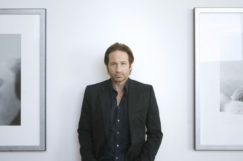 The star of "Californication" still loves "The Twilight Zone," but gets creeped out by Googling himself.