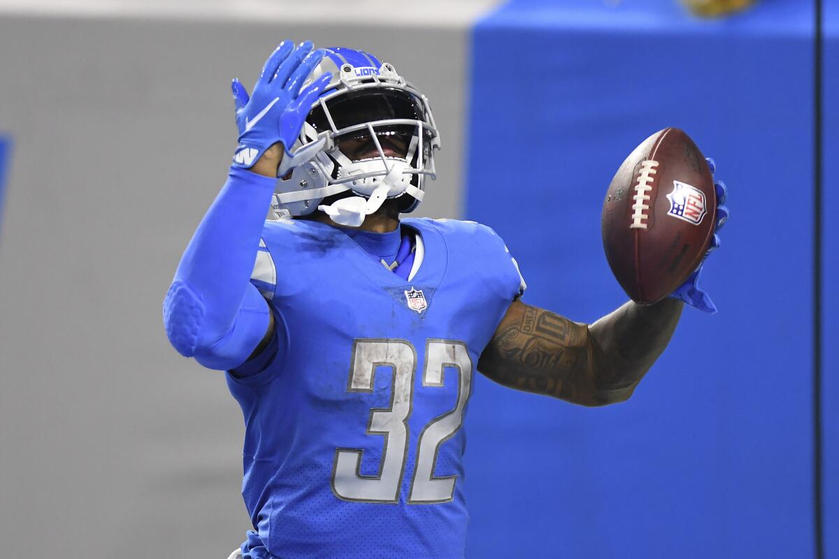 Lions RB D'Andre Swift active for game against Packers - The San