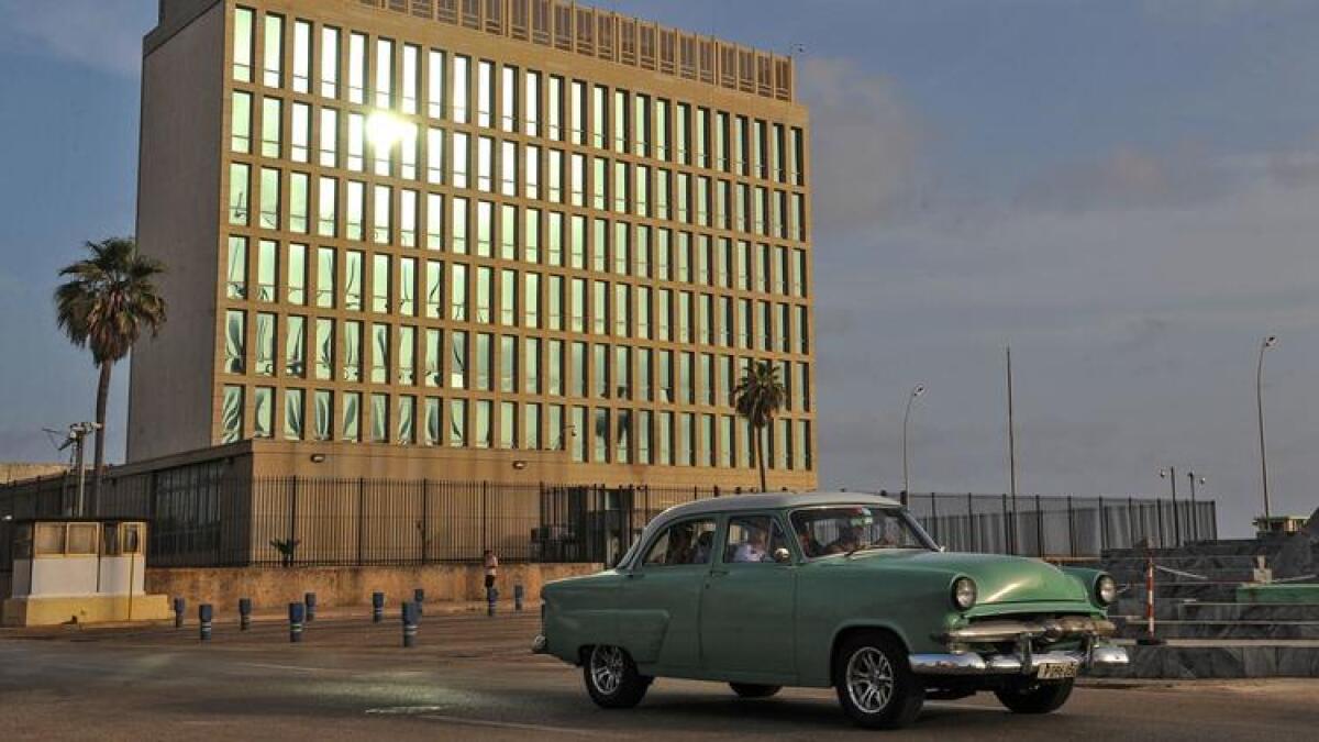 The U.S. Embassy building in Havana, shown in 2015.