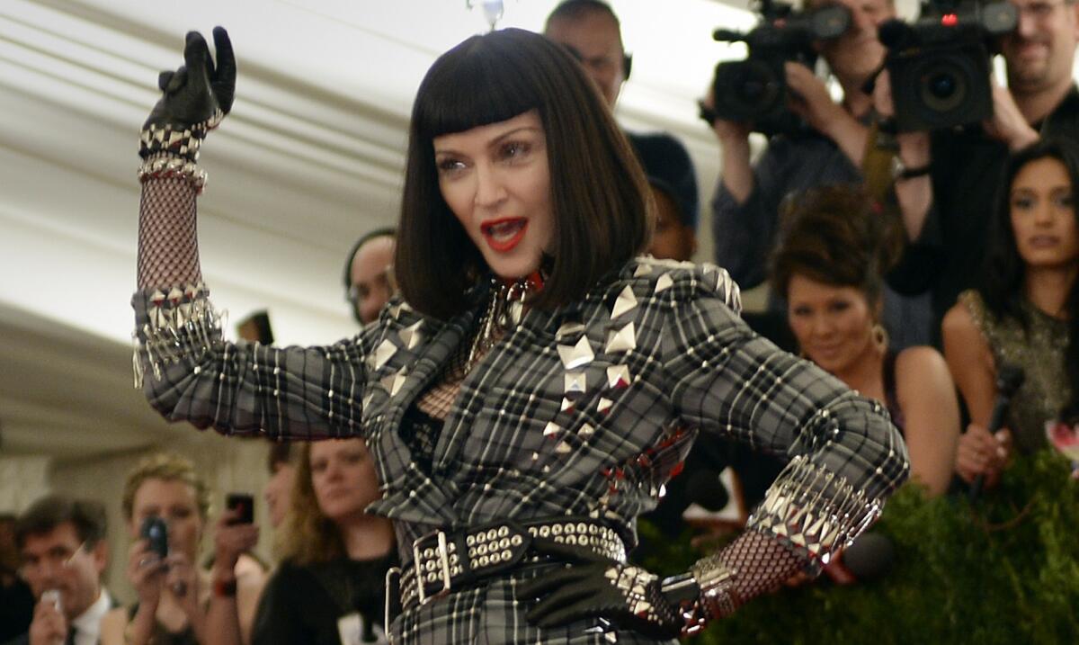 Madonna posts nearly-naked photo of apparent Met Gala outfit