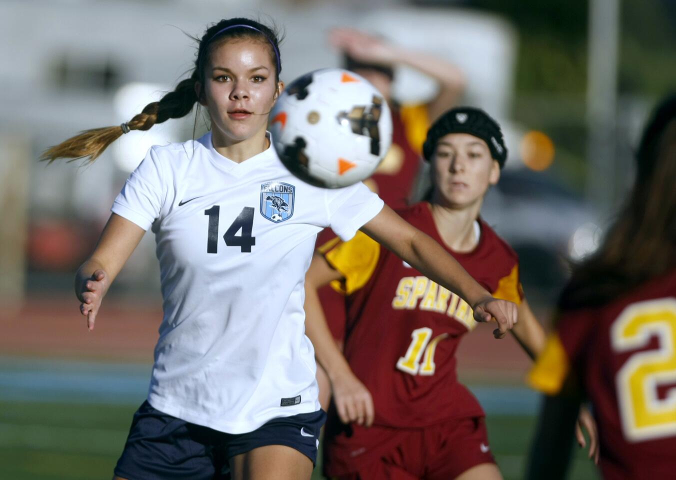 Photo Gallery: La Cañada High School girls soccer vs. Crescenta Valley High School
