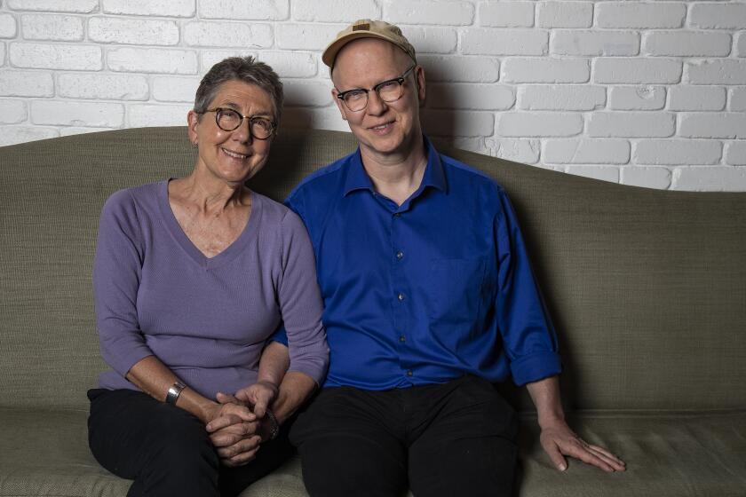 LOS ANGELES, CA - AUGUST 12, 2019: Directors Julia Reichert and Steve Bognar just finished a new documentary called "American Factory," which will be released by the Obama's new production Higher Ground on August 12, 2019 in Los Angeles, California. (Gina Ferazzi/Los AngelesTimes)