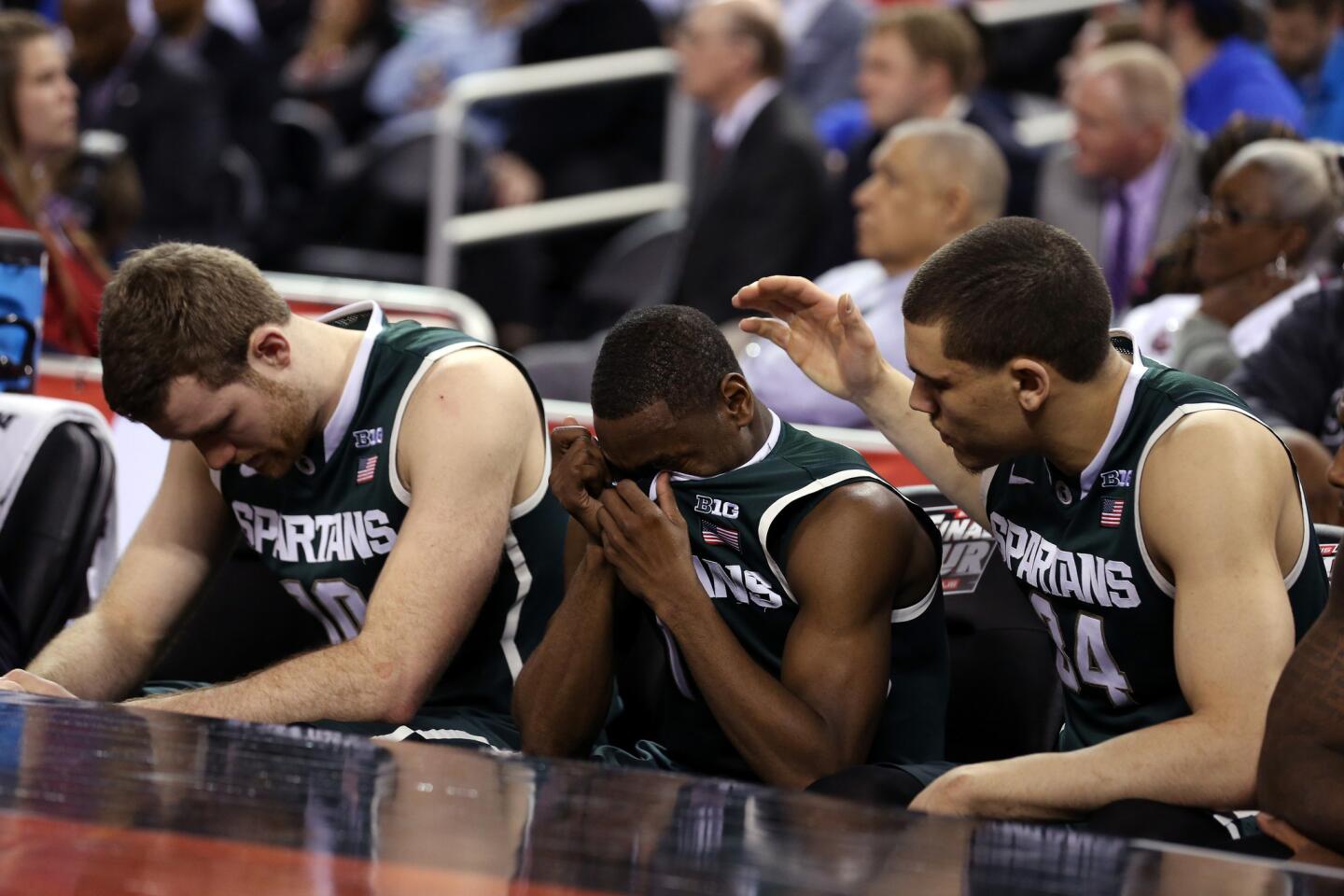 Michigan State bench