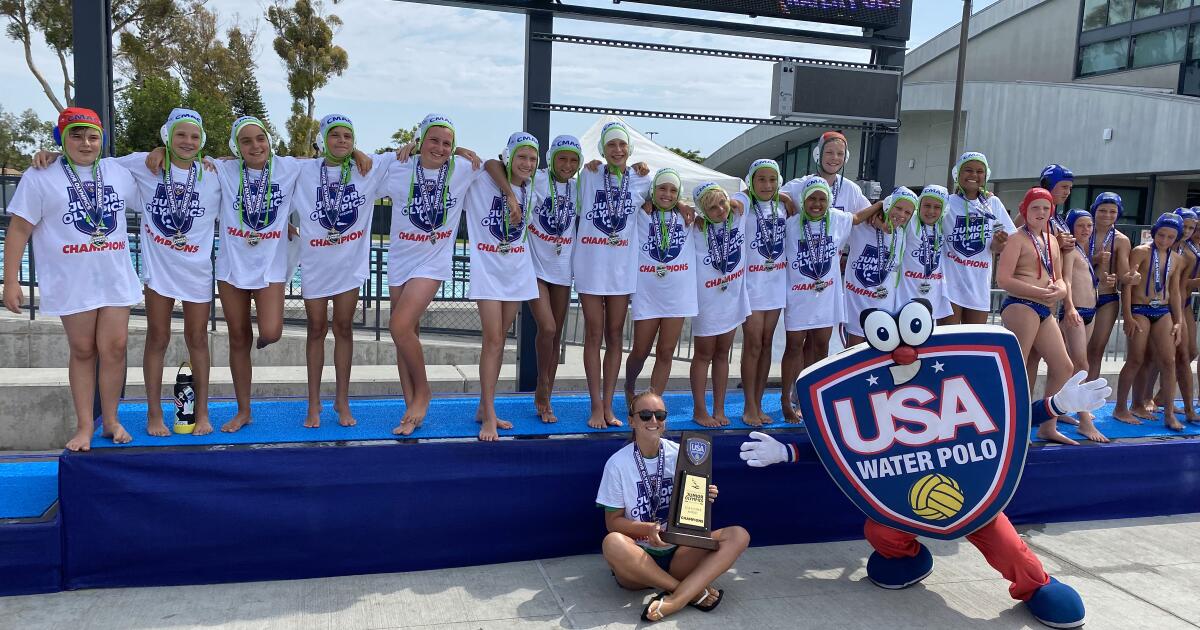 Local teams claim 3 platinum division gold medals at USA Water Polo