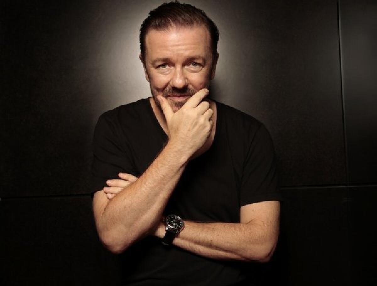 Ricky Gervais had to be censored on Piers Morgan's show