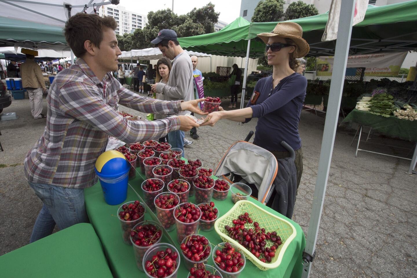 Santa Monica Main Street farmers market