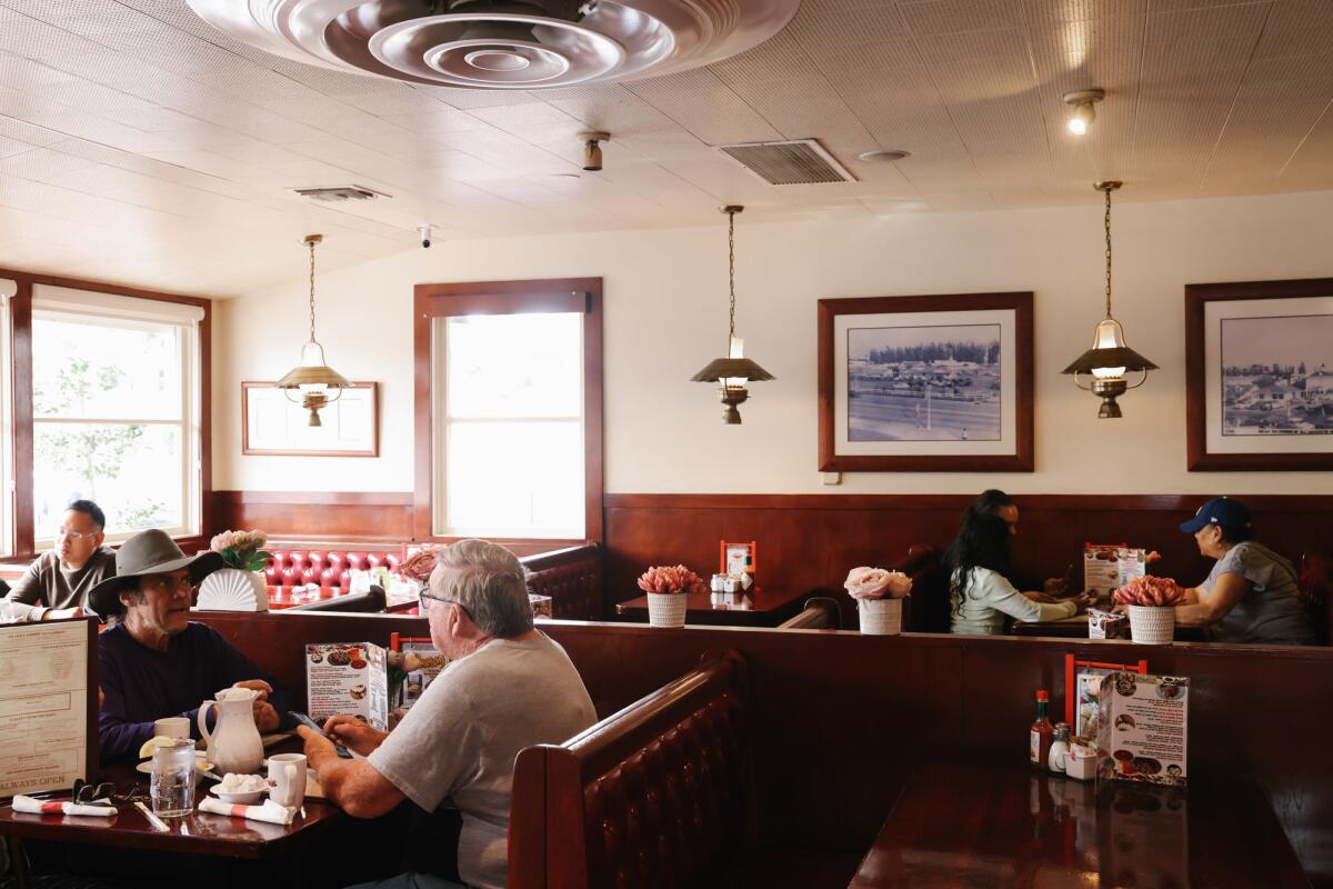 People in a restaurant.