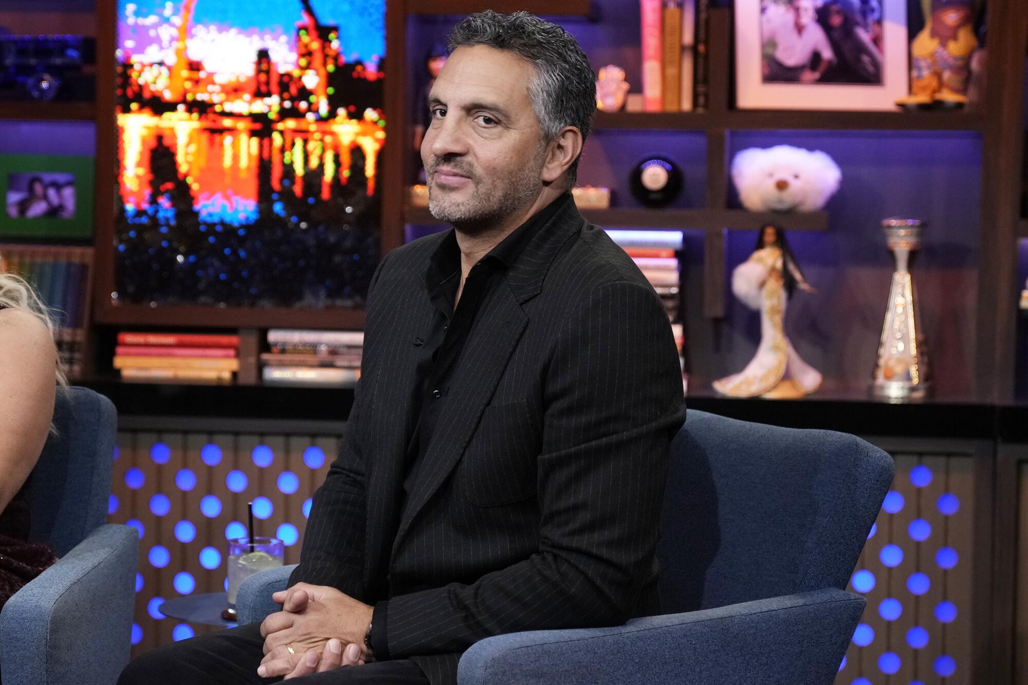 Mauricio Umansky appears on an episode of "Watch What Happens Live With Andy Cohen."