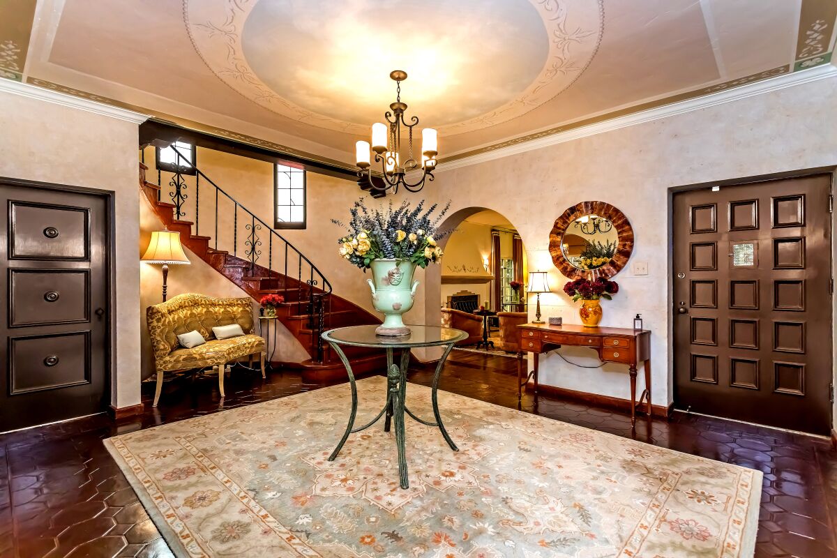 The 1929 period charm has been preserved at our Spanish Revival Home of the Week in Hancock Park.