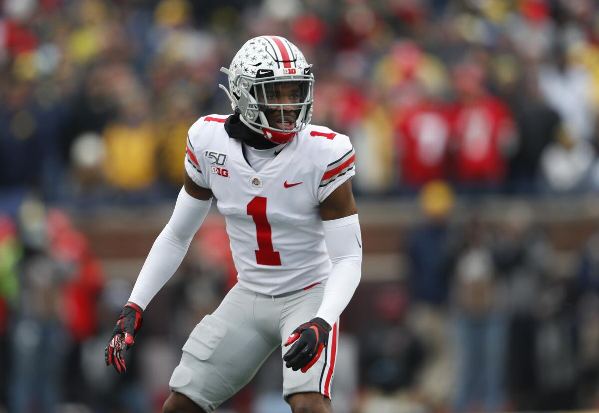 Lions select Ohio State cornerback Jeff Okudah in NFL draft - The San Diego  Union-Tribune