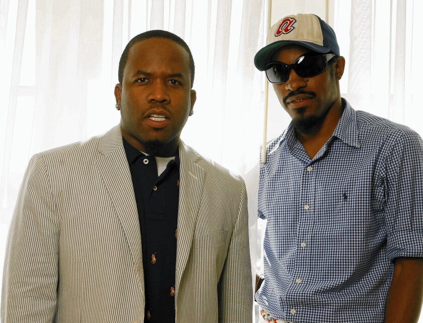 Andre Benjamin, right, and Big Boi, will reunite as OutKast for Coachella.