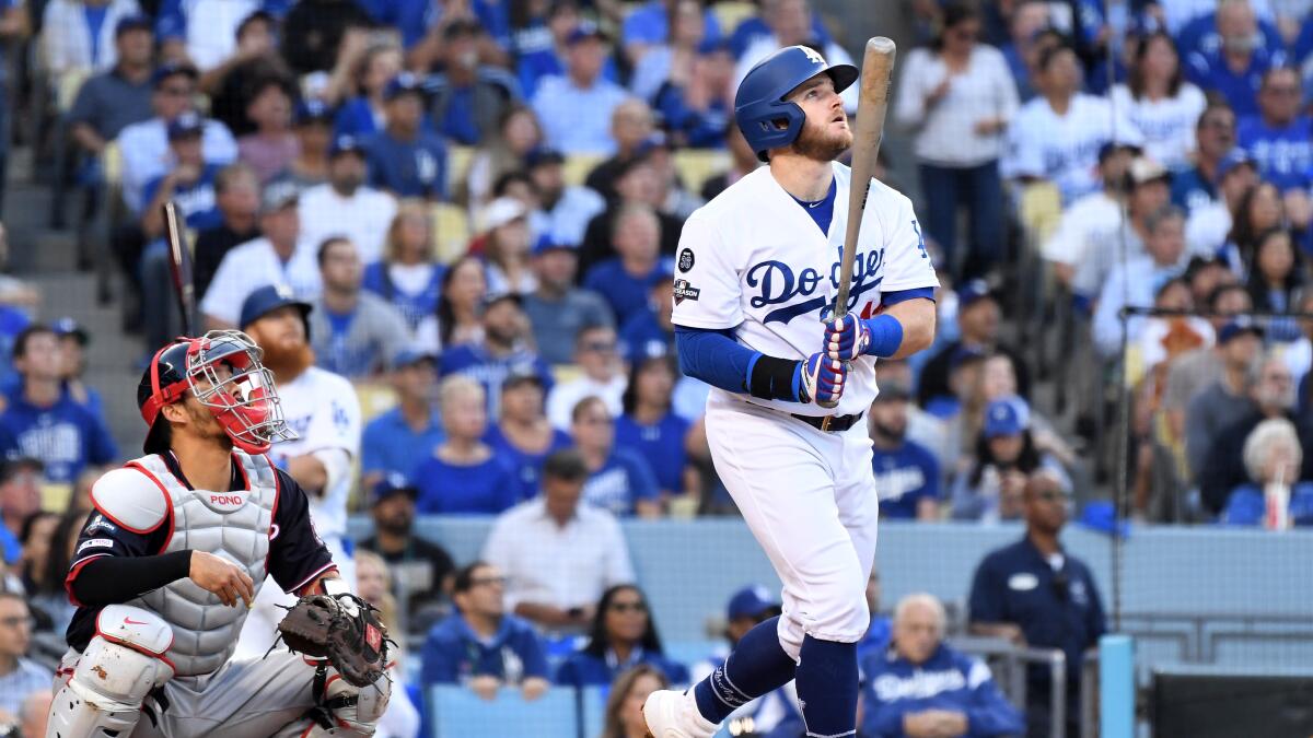 Joc Pederson saves the Dodgers with amazing catch, goes full Wile E. Coyote  on center-field wall