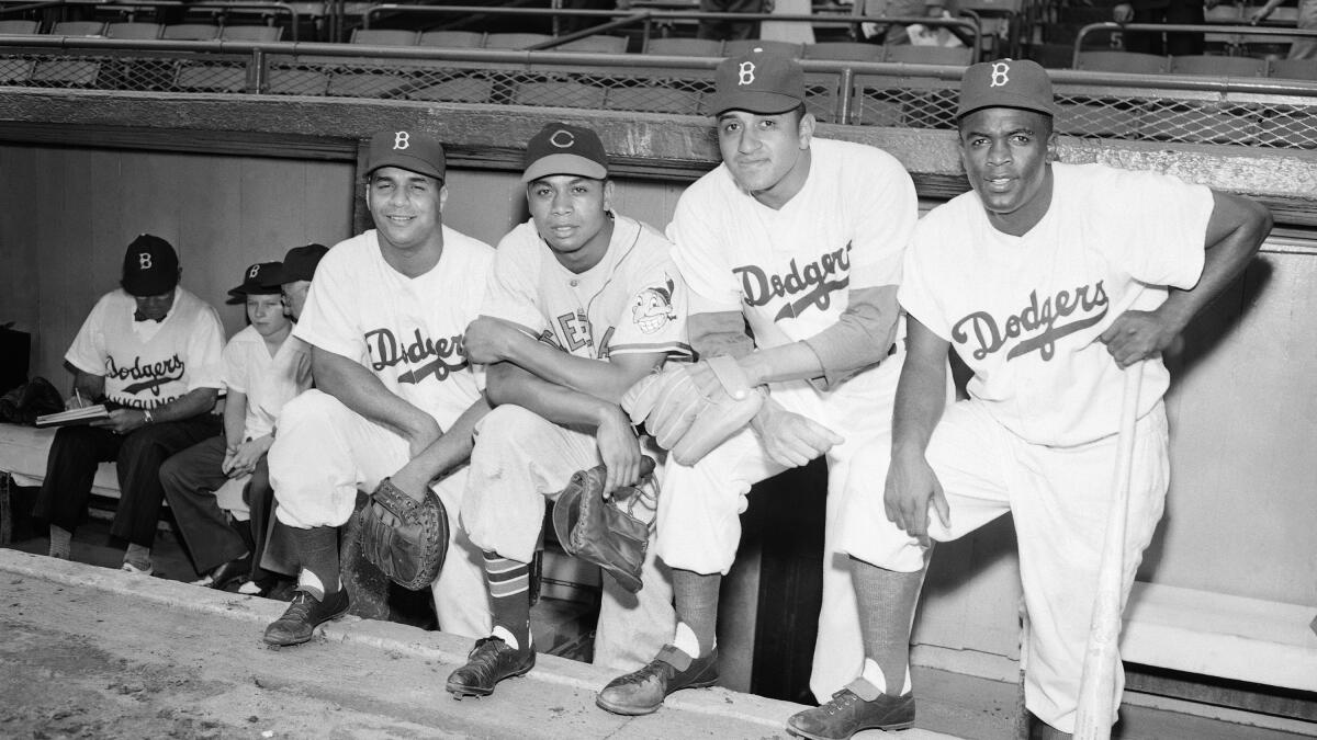 Dodgers Dugout: The 25 greatest Dodgers of all time, No. 2: Jackie Robinson  - Los Angeles Times