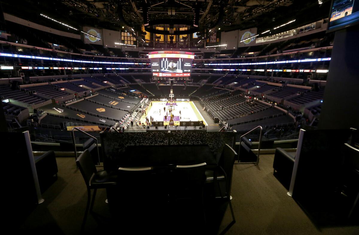 One New Thing Daily: LA Kings game center court Staples Center
