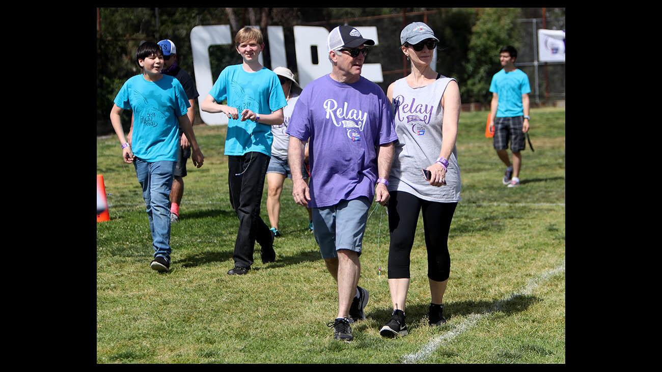 People of all ages participated in the 24-hr. Relay for Life of the Foothills, at Clark Magnet High School on Saturday, May 5, 2018.