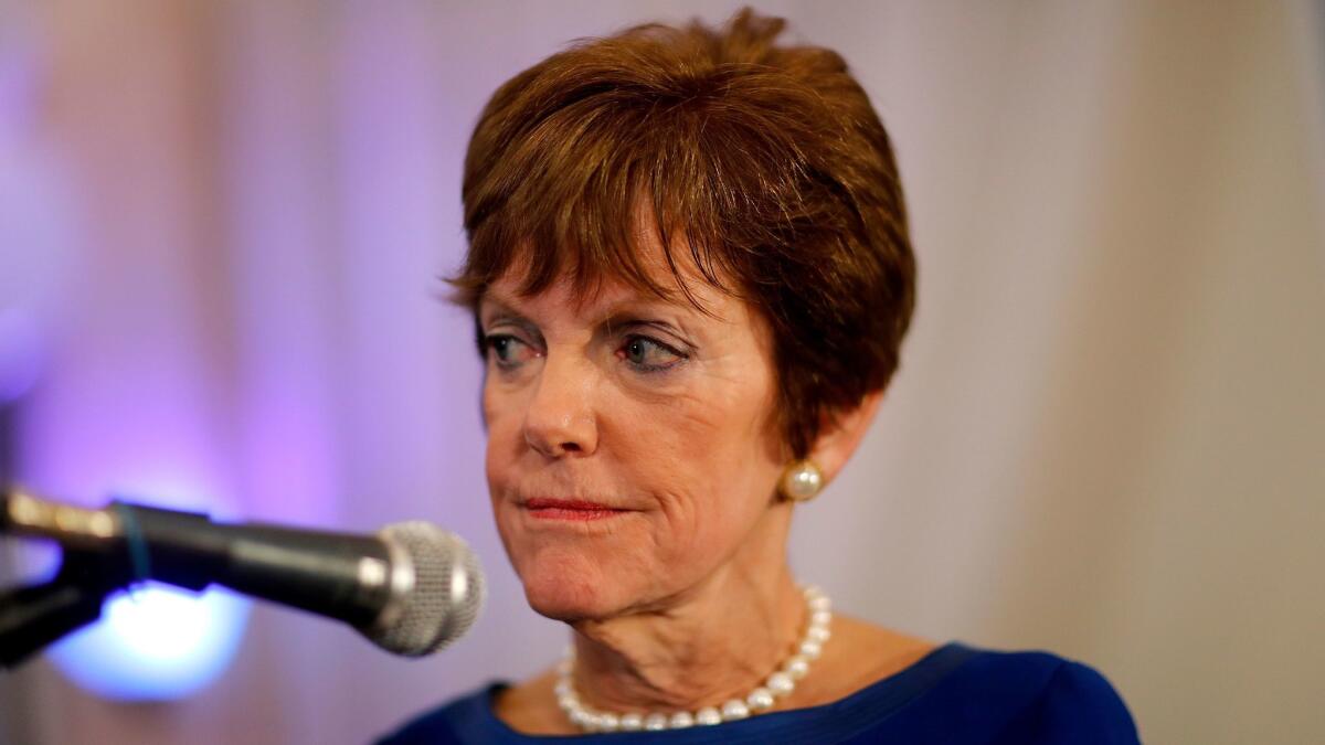 Independent Mary Norwood, pictured, has conceded the Atlanta mayoral race to Democratic rival Keisha Lance Bottoms.