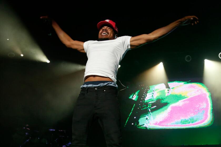 Chance the Rapper performs Saturday night at the Greek Theatre.
