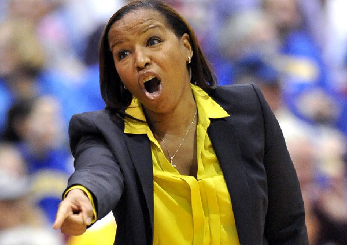 First-year Coach Cynthia Cooper-Dyke will lead her alma mater into a Pac-12 Conference game against crosstown rival UCLA on Monday.