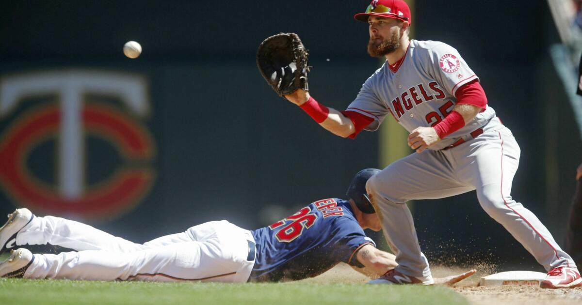 Los Angeles Angels' Jared Walsh pitches in with six hits in twinbill