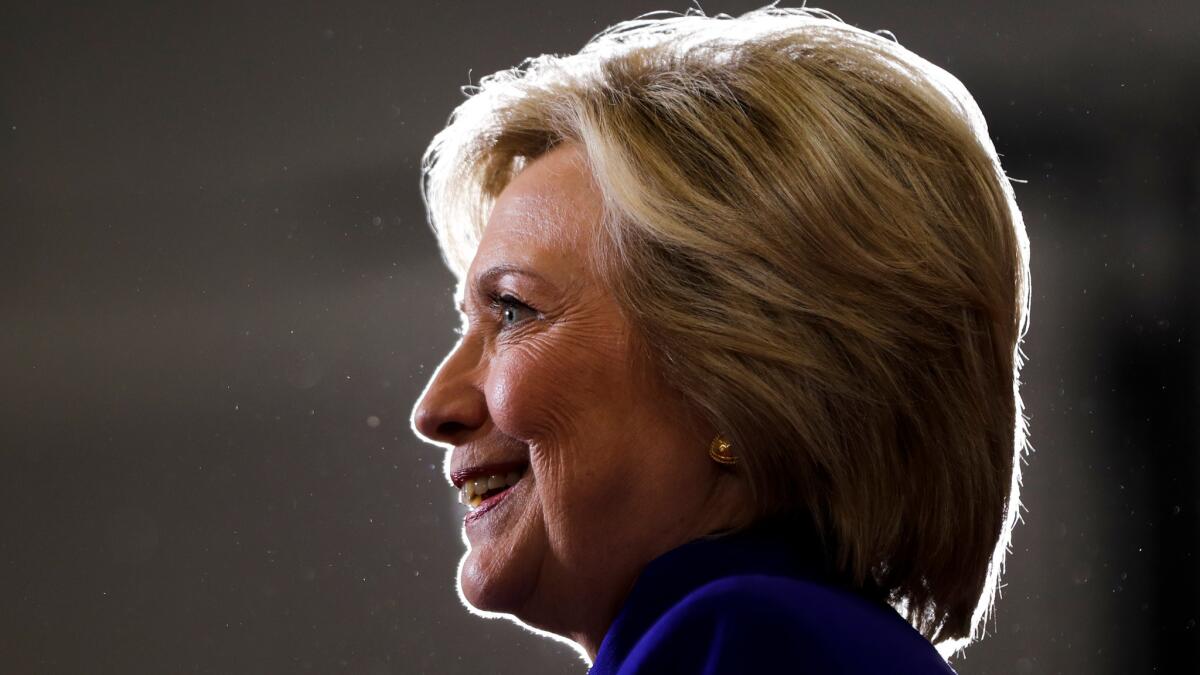 Democratic presidential candidate Hillary Clinton speaks in Orlando, Fla., on Sept. 21.