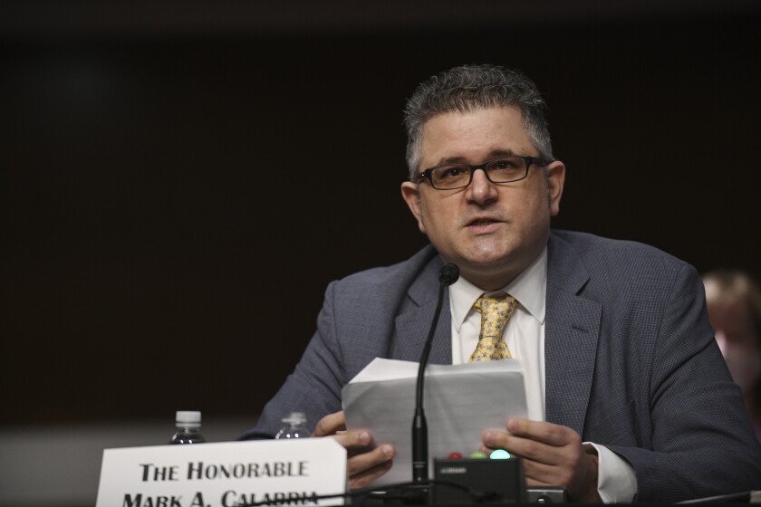 Mark Calabria, director of the Federal Housing Finance Agency