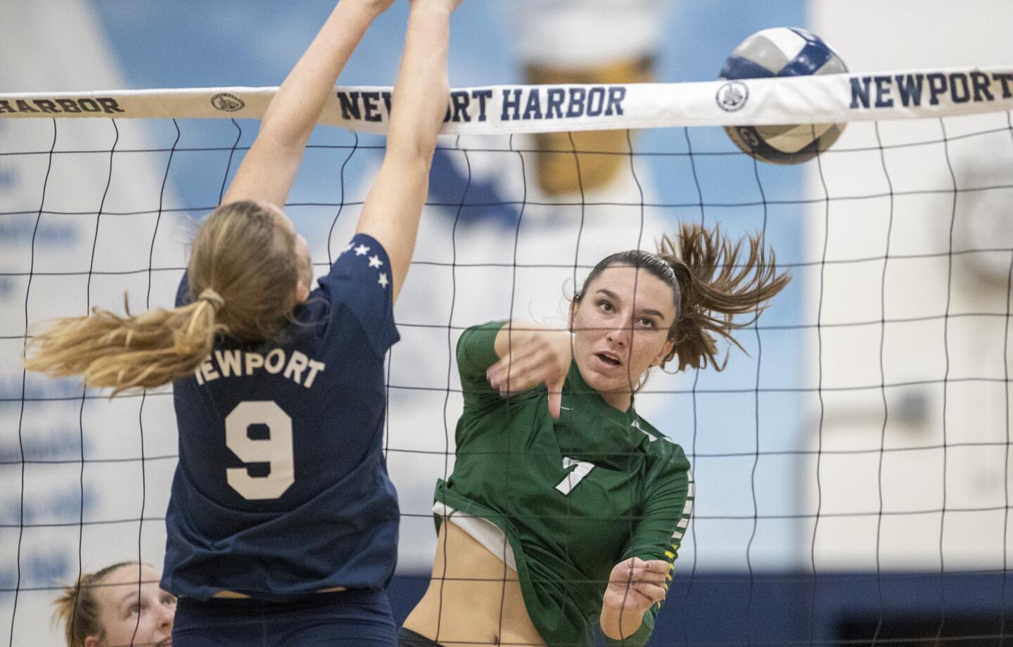Photo Gallery: Edison vs. Newport Harbor in girls' volleyball
