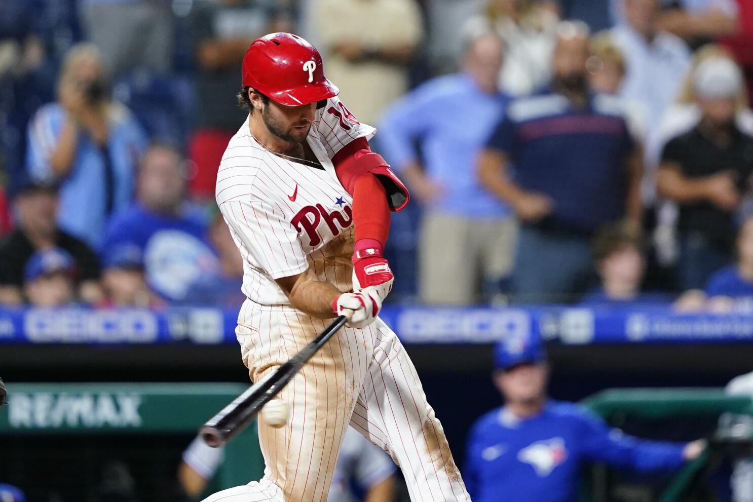 Vierling's RBI single in 10th lifts Phillies past Blue Jays - The San Diego  Union-Tribune