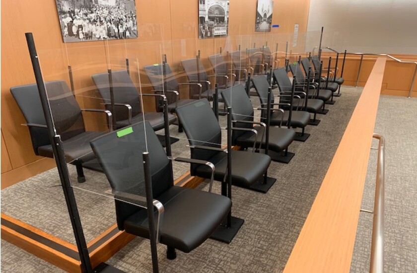 San Diego Superior Court seeks delay in starting criminal jury trials