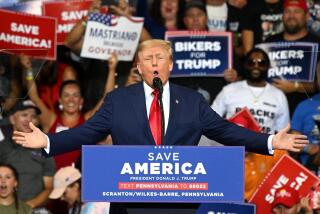 Former US President Donald Trump speaks during a campaign rally in support of Doug Mastriano for Governor and Mehmet Oz for US Senate at Mohegan Sun Arena in Wilkes-Barre, Pennsylvania, on September 3, 2022. (Photo by Ed JONES / AFP) (Photo by ED JONES/AFP via Getty Images)