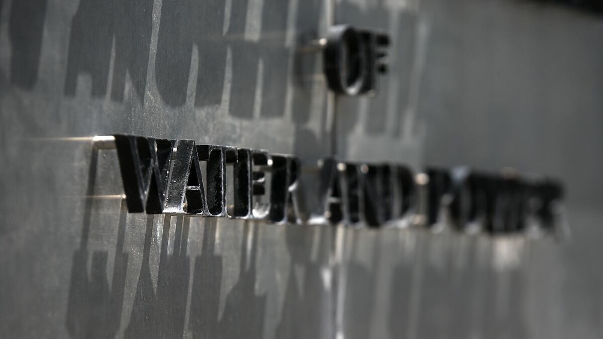 The Los Angeles Department of Water and Power building.