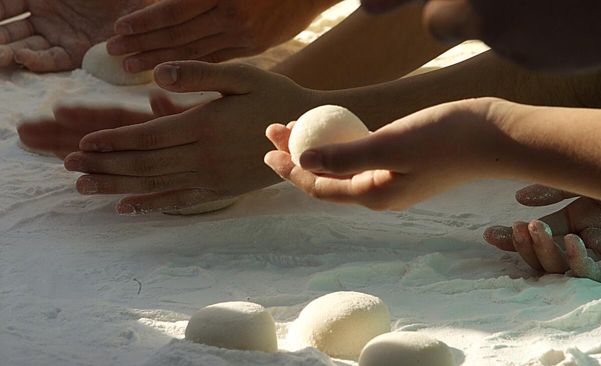 Learn how to make Japanese confections such as daifuku (sweet-filled mochi) at the Japanese American National Museum.